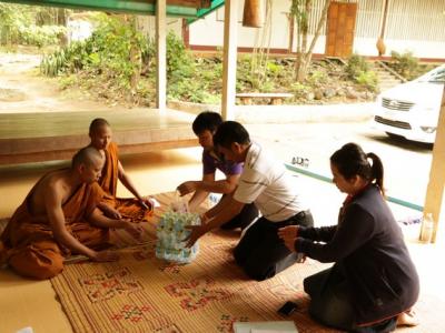 ตรวจเยี่ยมสามเณร โครงการบรรพชาสามเณรภาคฤดูร้อน 58